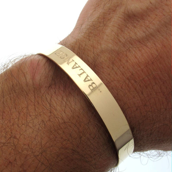 Bracelet with store initials for him