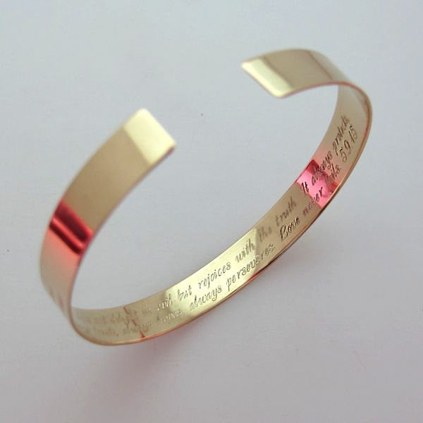 Gold Filled Secret Message Bracelet | Inspirational | Hug By Mail | Sending Love | buying Thinking of You | Missing You Gift | Just Because