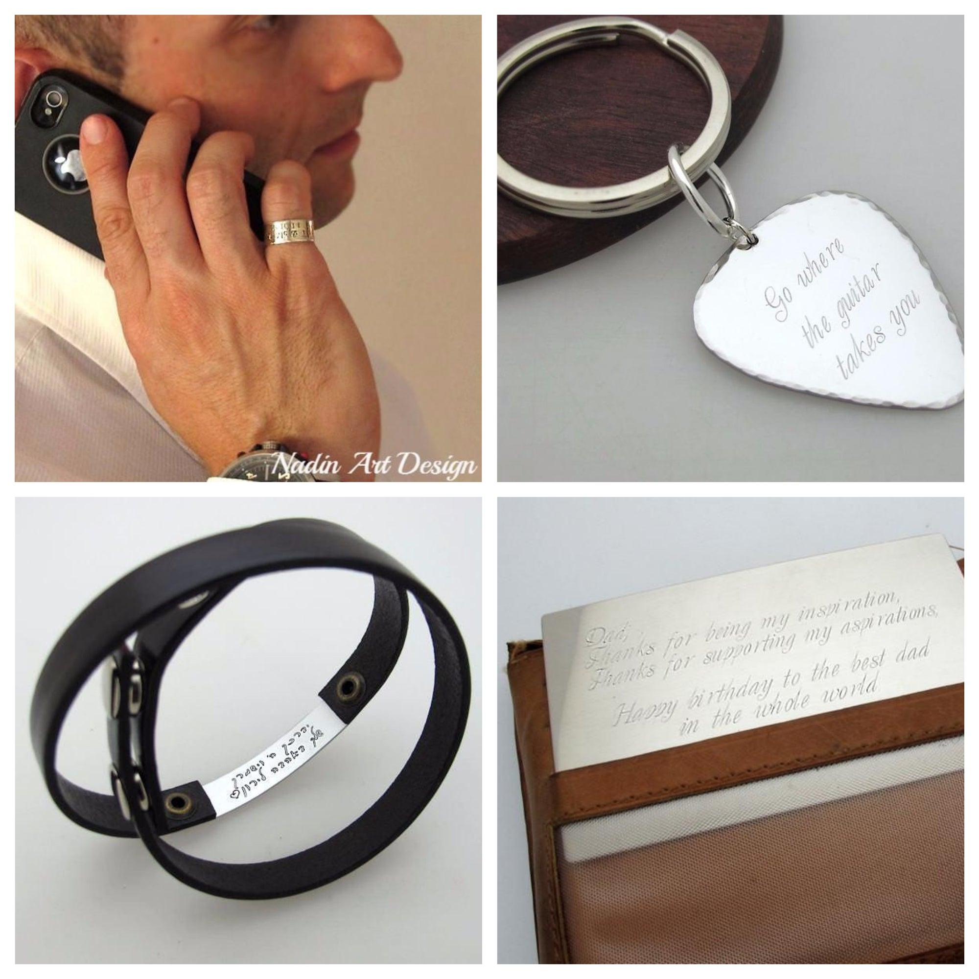 Grooms and Guys Custom Gift Set: Personalized Gifts and Accessories for Men  – LuLu Grace