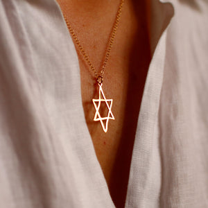 minimalist Jewish necklace - Jewish gift for her