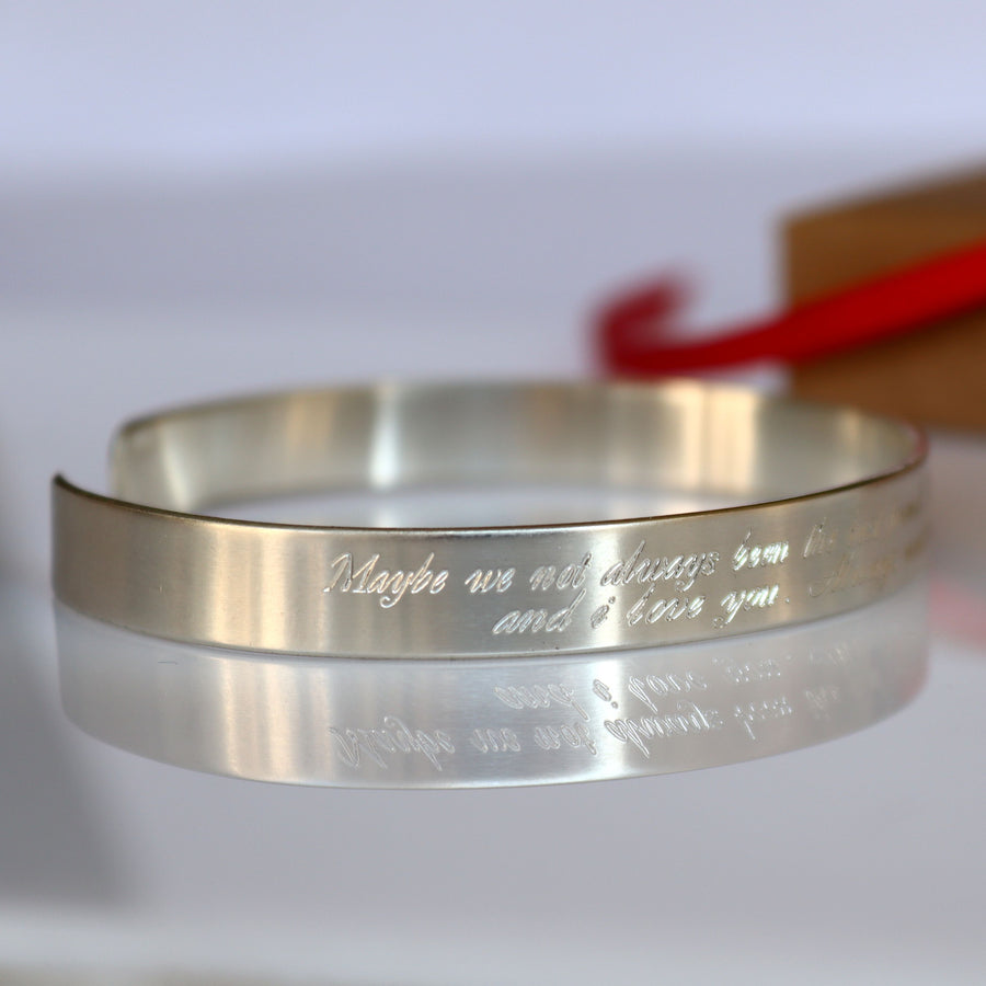 custom quote for brothers bracelet 