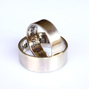 inside date engraved rings