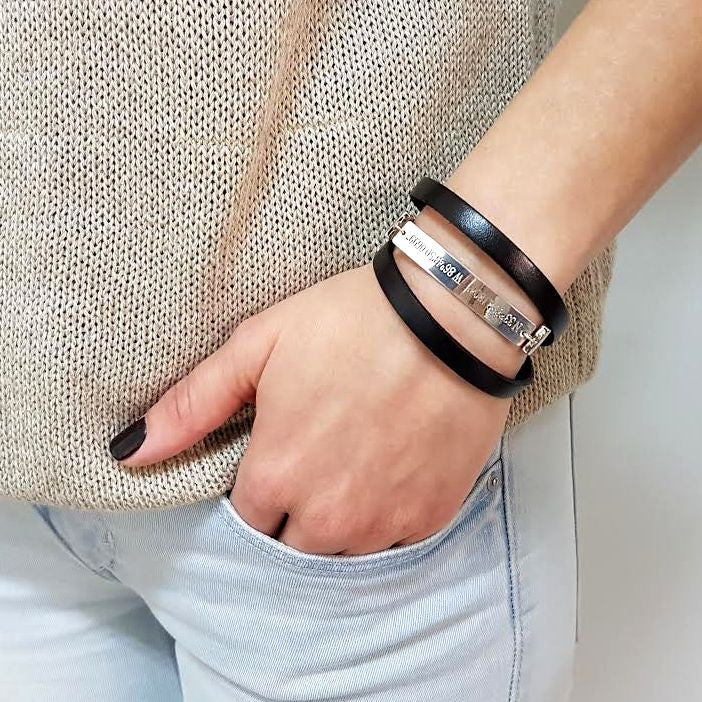 Women's Leather Wrap Bracelet