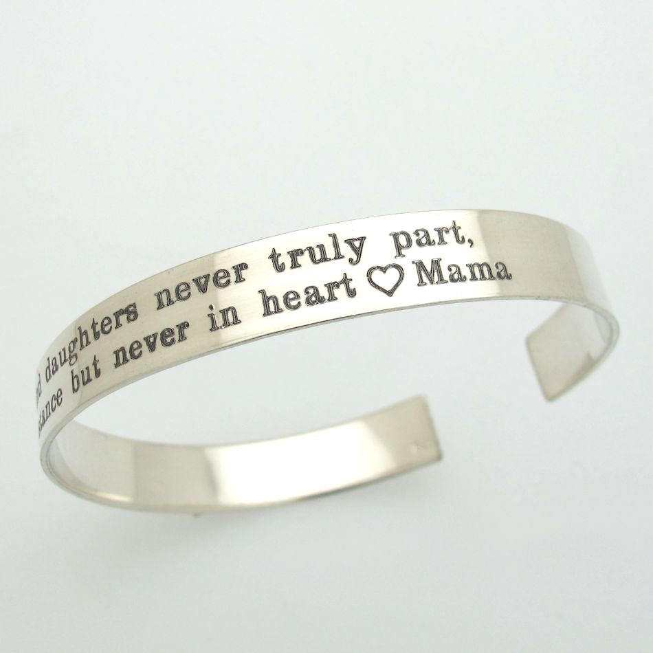 Engraved bracelets hot sale for daughters