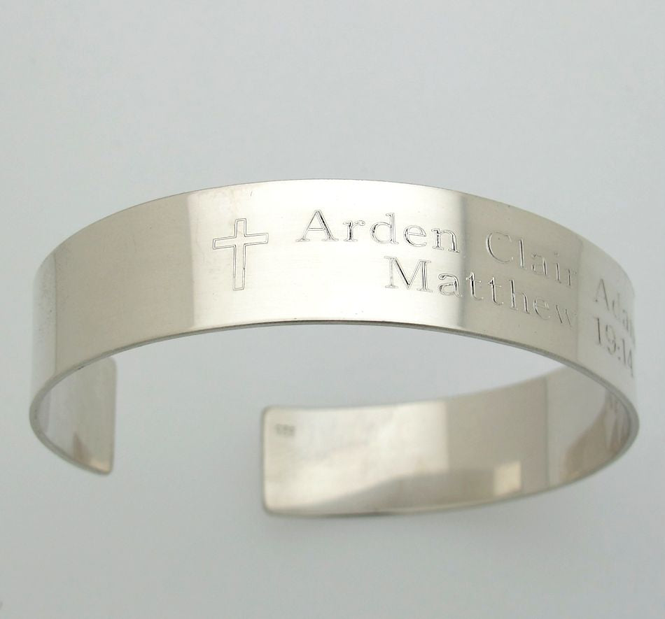 Engraved hot sale memorial bracelets