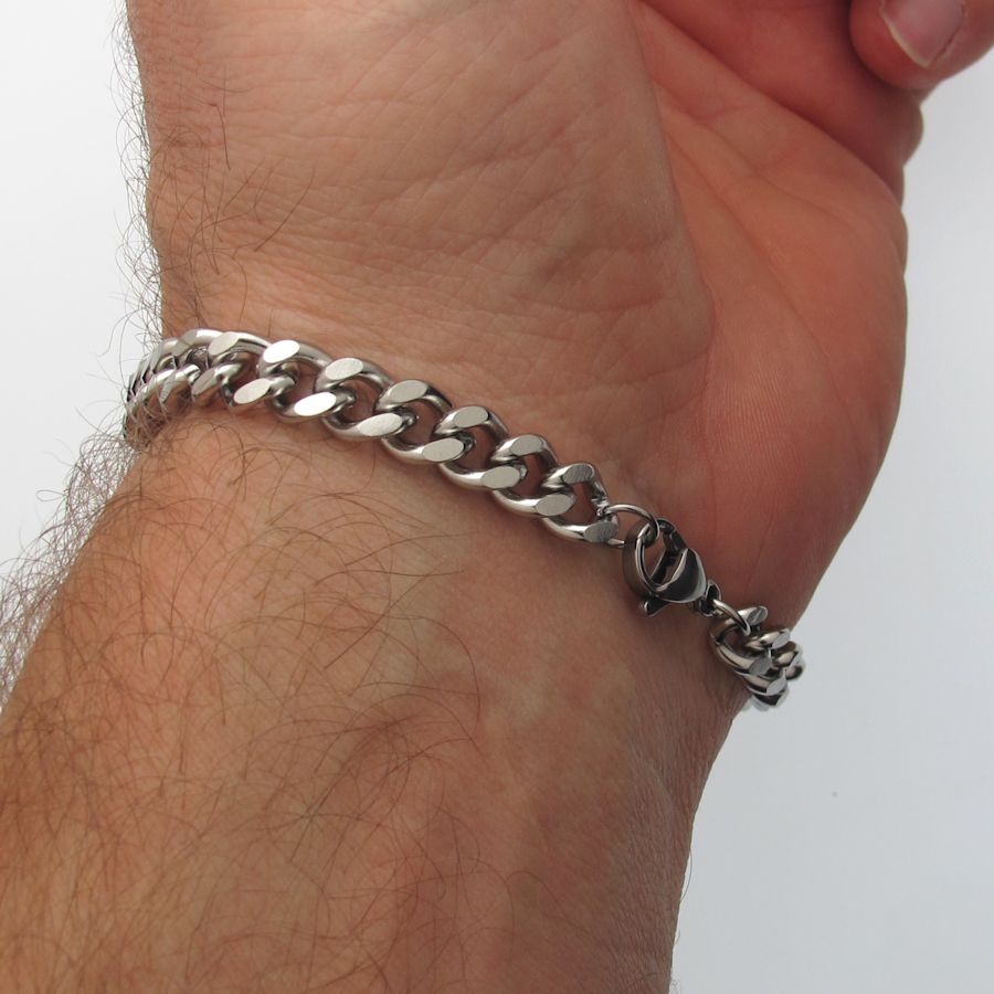 Men's Curb Chain Bracelet