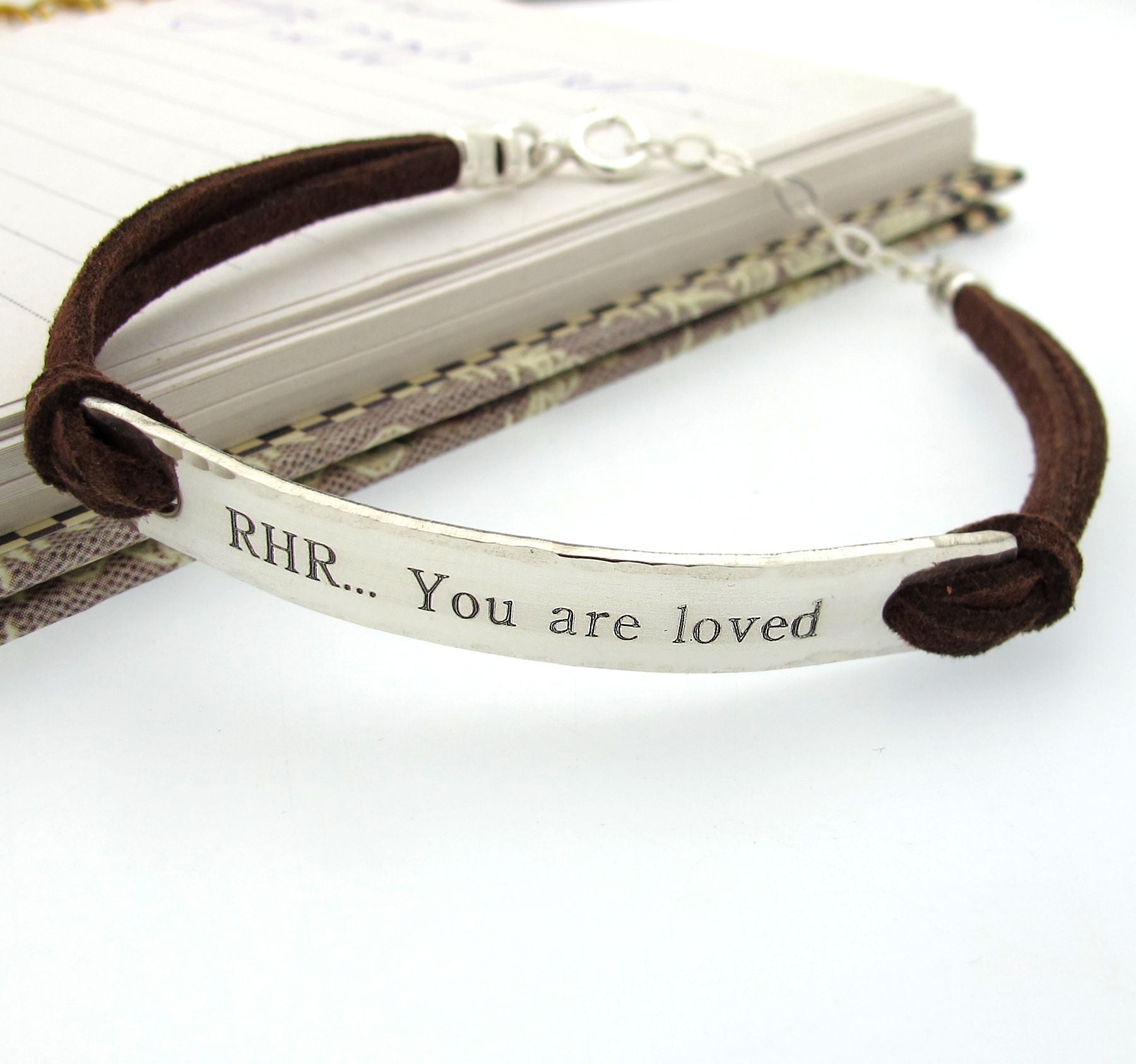 Customized Hidden Secret Message Engraved Personalized Leather Bracelet Sentimental Romantic Valentines Day Gift For Boyfriend Couples Jewelry | Ubuy