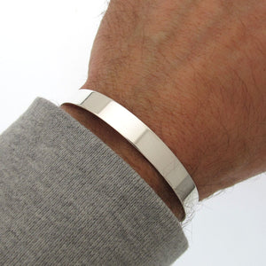 Boys Sterling Silver Cuff Bracelet