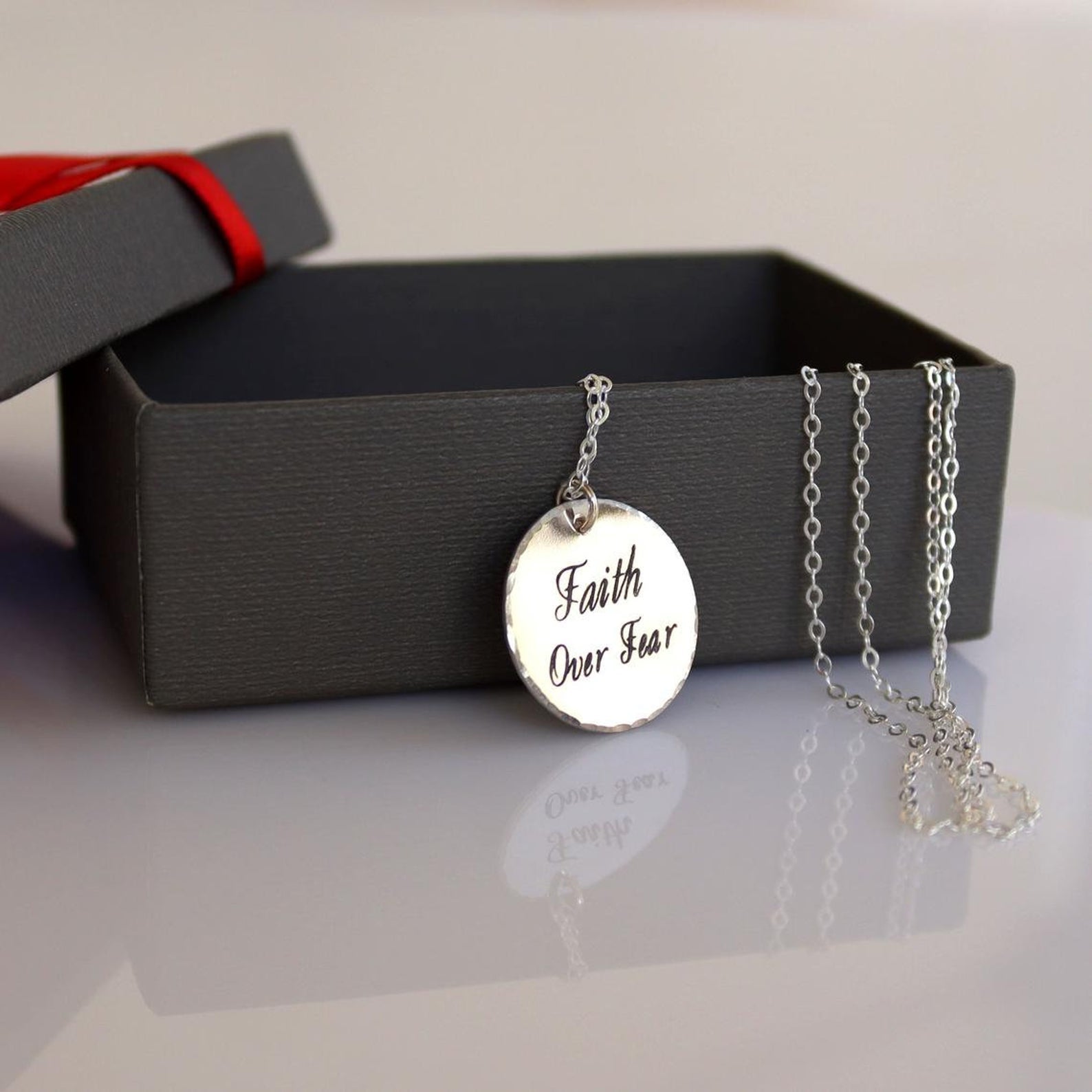 Bridesmaid Gifts Personalized Coin Necklace Engraved Disk Initial Neck –  UrWeddingGifts