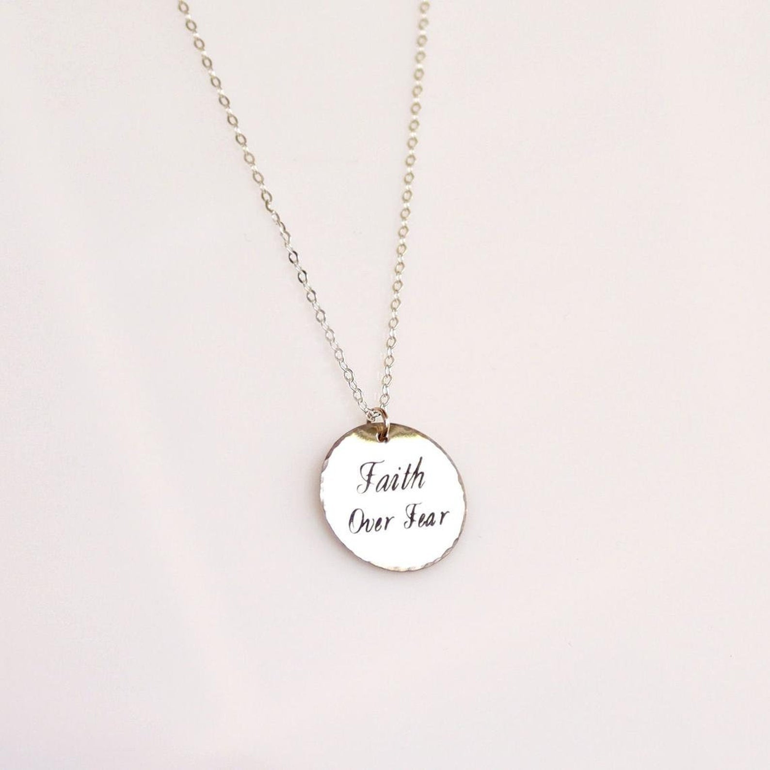 Bridesmaid Gifts Personalized Coin Necklace Engraved Disk Initial Neck –  UrWeddingGifts