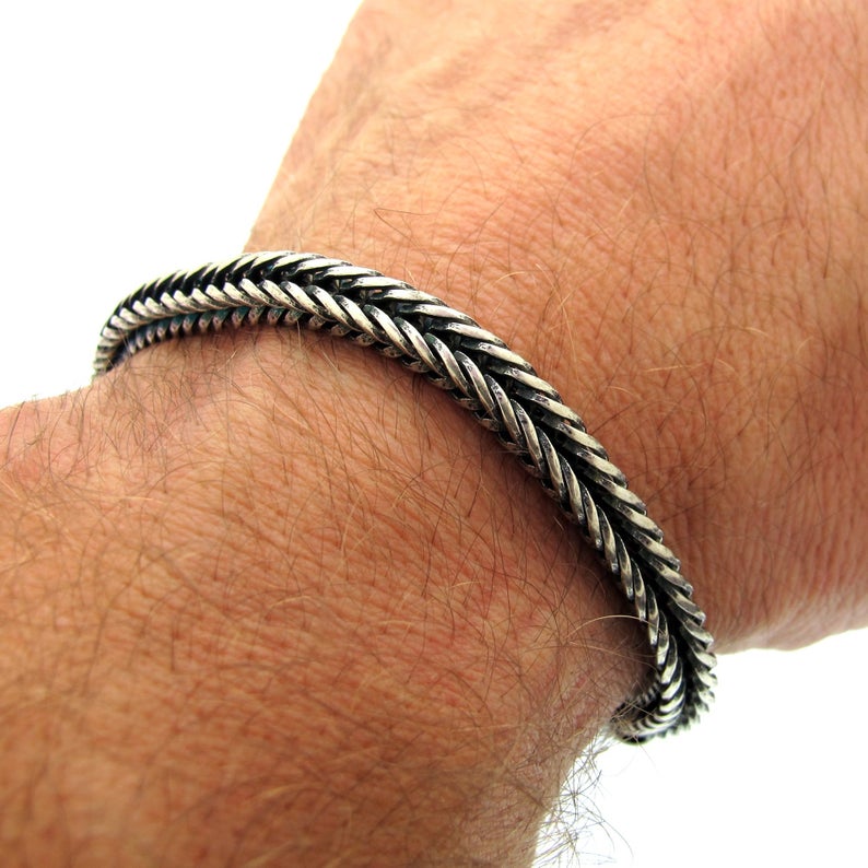  Gold Chain Bracelet, Bracelets for Men Metal Stainless