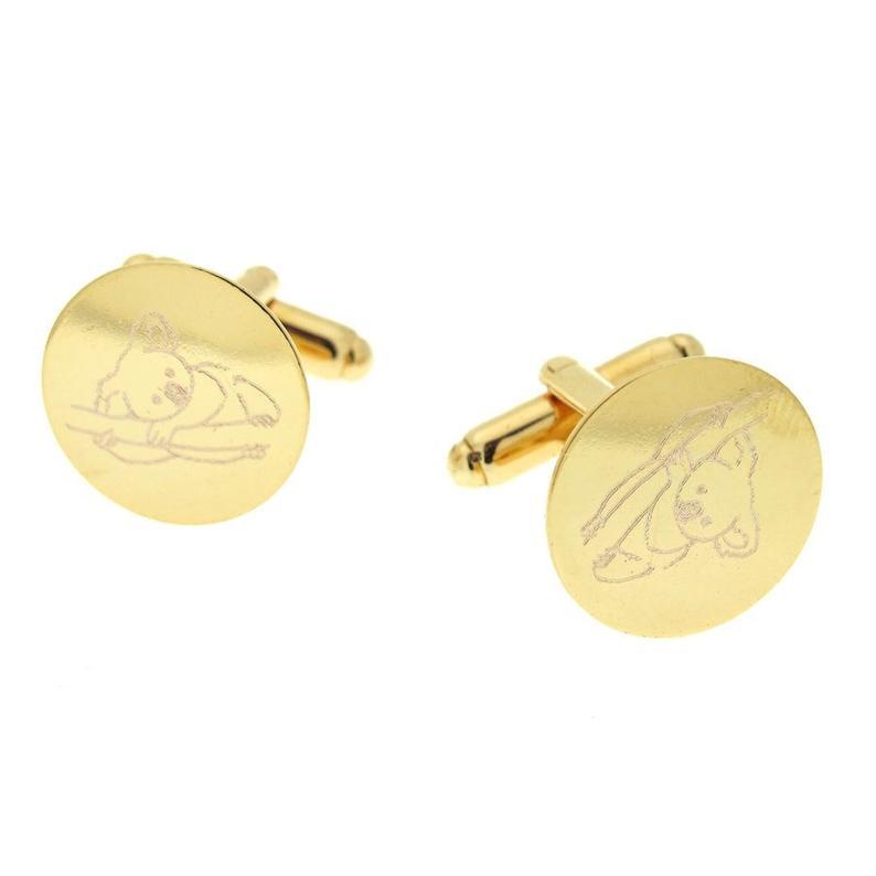 Engraved Gold Basketball Cufflinks Basketball Cufflink 