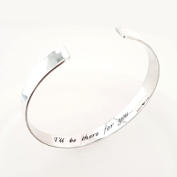 Personalized Bracelet - Anniversary Gift - Custom Sterling Silver Cuff ...