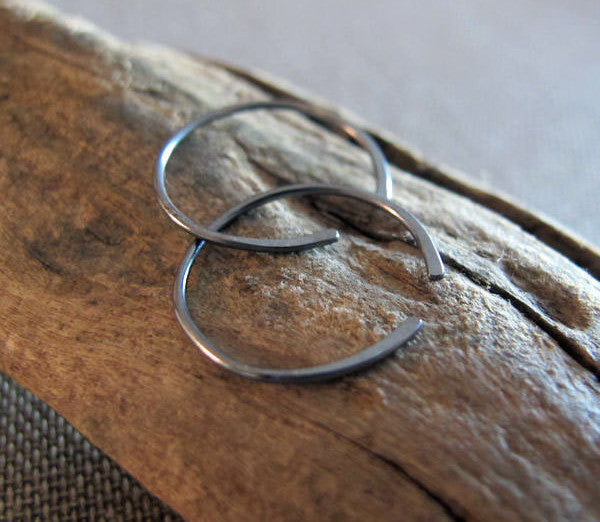 Hoops on sale sterling silver