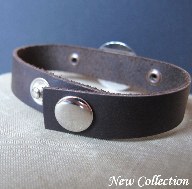 Handwriting Custom Leather Bracelet for Him-Personalized Memorial Gift ...