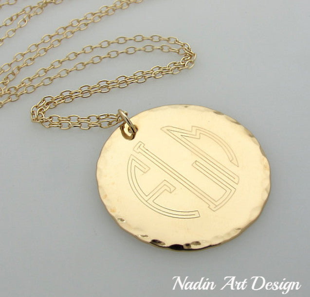  Monogram Necklace – Personalized Monogrammed Jewelry
