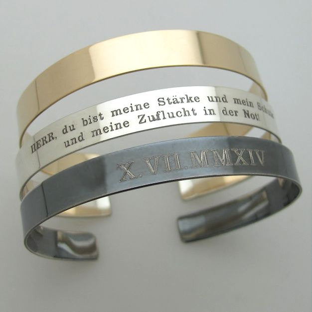 Custom metal memorial on sale bracelets