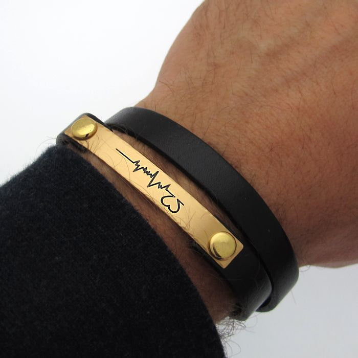 Lion Engraved Oxidised Gold Finish Men's Bracelet: Gift/Send Jewellery Gifts  Online J11125279 |IGP.com
