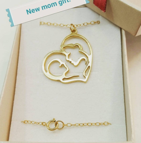 Buy El Regalo Mother's Day Gift- I Love MOM Letter with Glow Heart Pendant  Necklace | Glow in Dark Heart MOM Letter Pendant Necklace- A Gift for Mother  at Amazon.in
