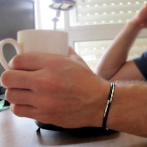 Leather cords bracelet